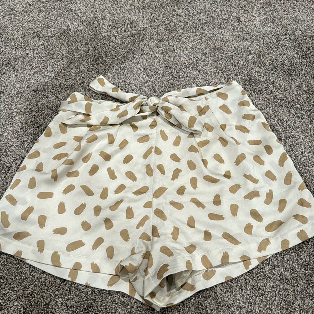 Women’s fashion silk shorts!  Size L